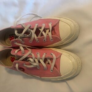 COMME DES GARÇONS PLAY X CHUCK 70 LOW 'BRIGHT PINK'